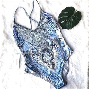 NEW Camilla Hush Hush Crossover Scoop Swimsuit
